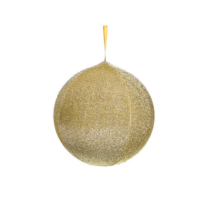Palla decorativa con tessuto glitter oro – La giostra di Amelie