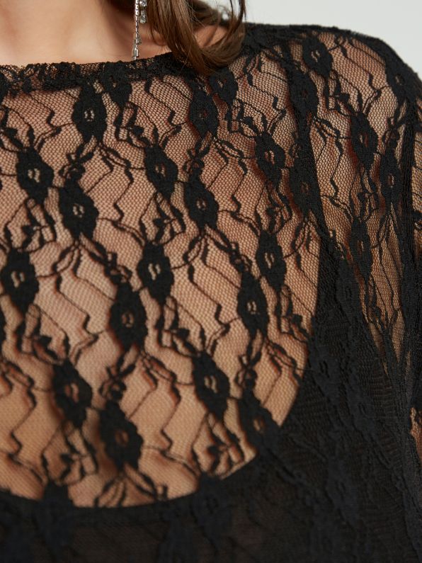 Maglia con pizzo Mat