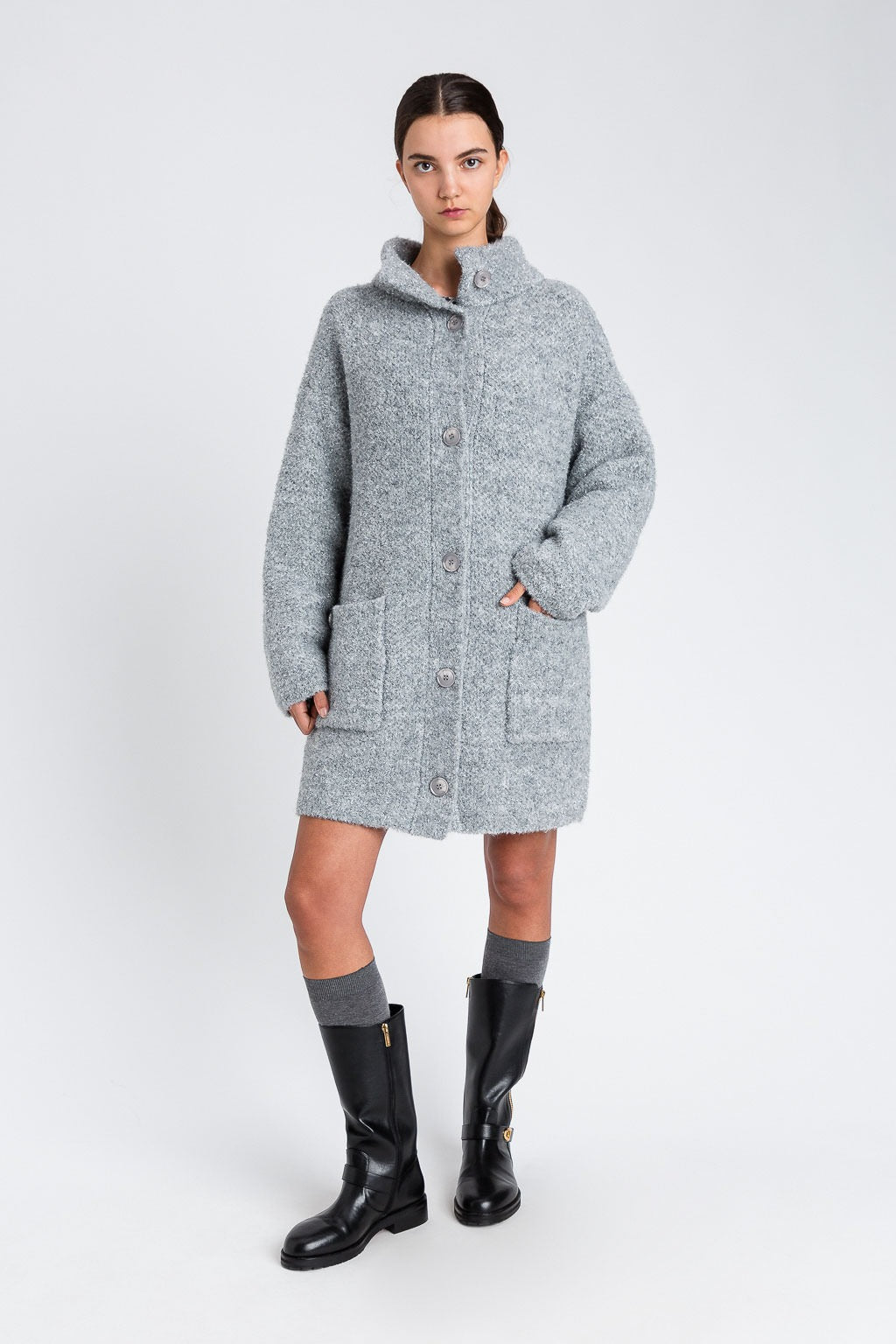 Cappotto in maglia TWINSET