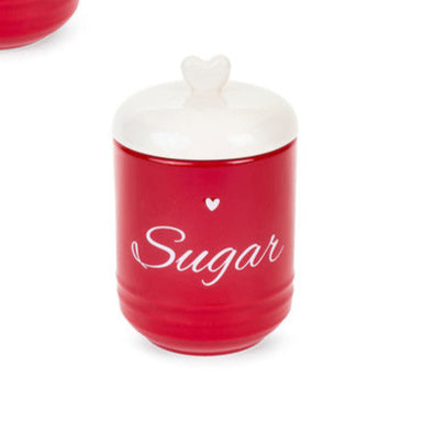 Barattolo coffee/sugar in fine stoneware – Storia di Natale