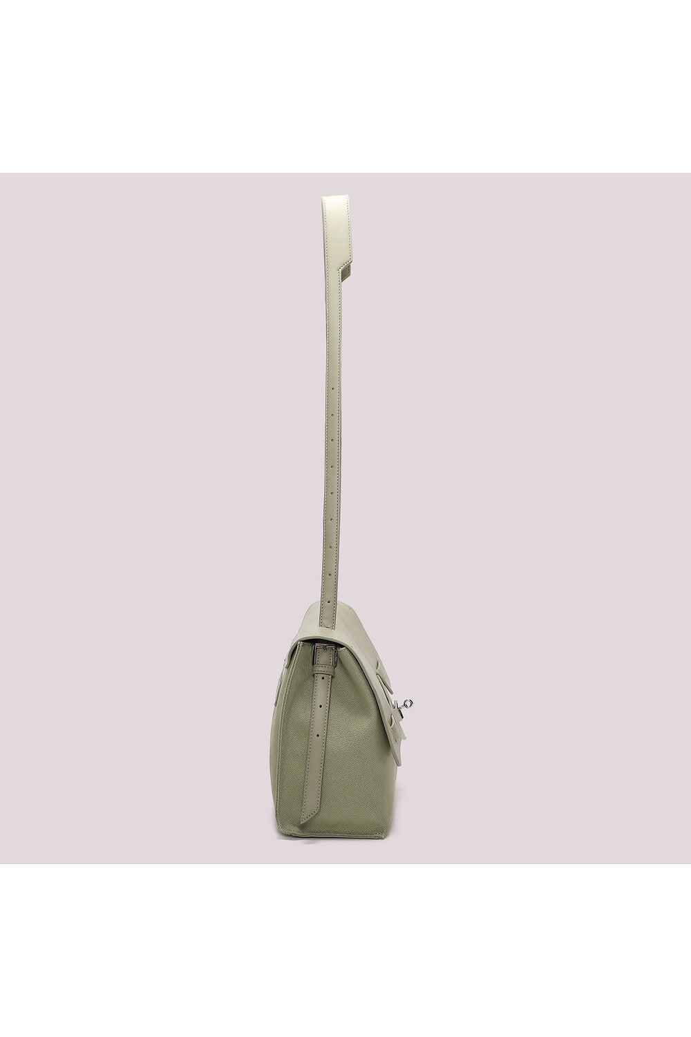 BORSA A SPALLA CON PATTA E CANVAS MIMI-MUA