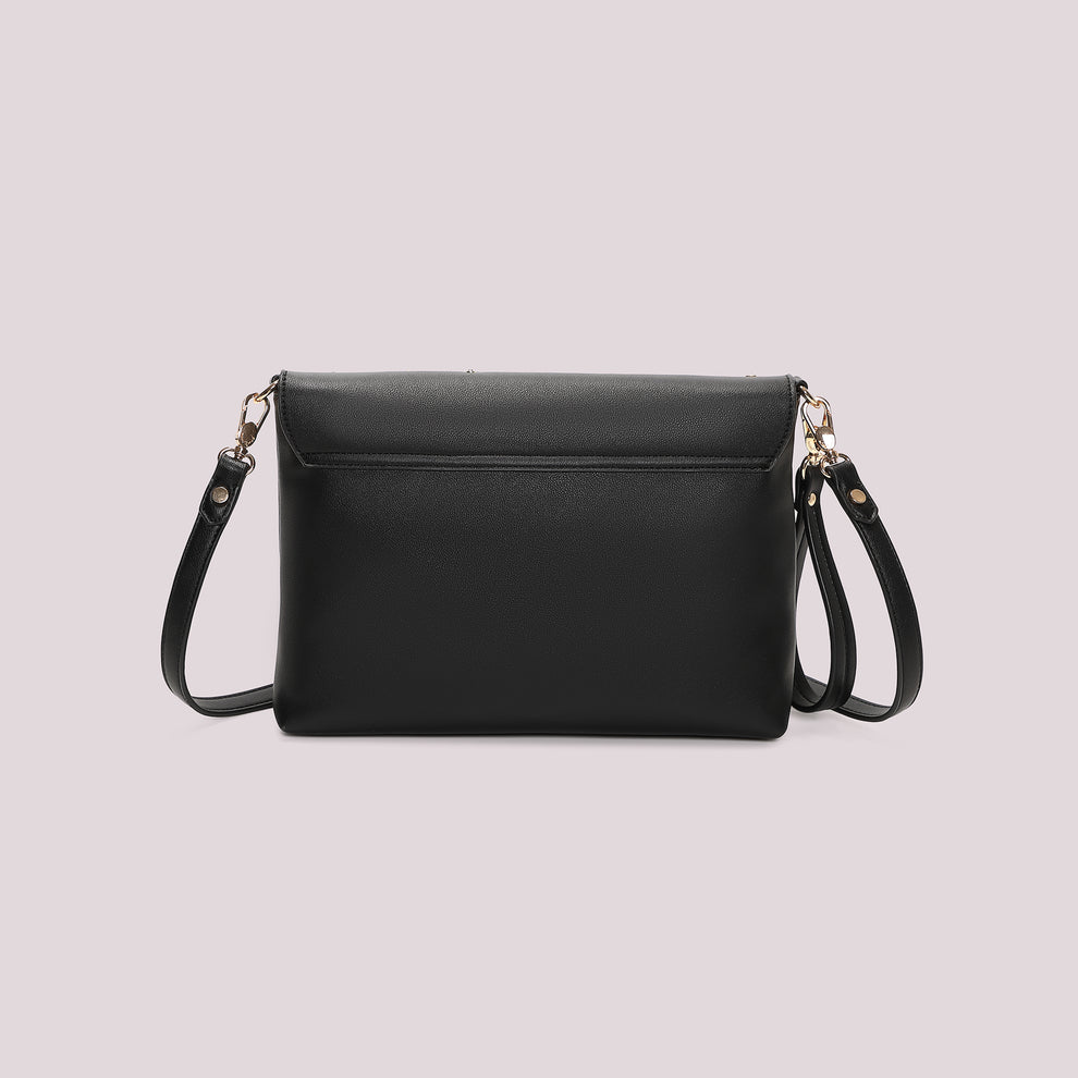 BORSA A BUSTA CON APPLICAZIONI COLORATE MIMI-MUA