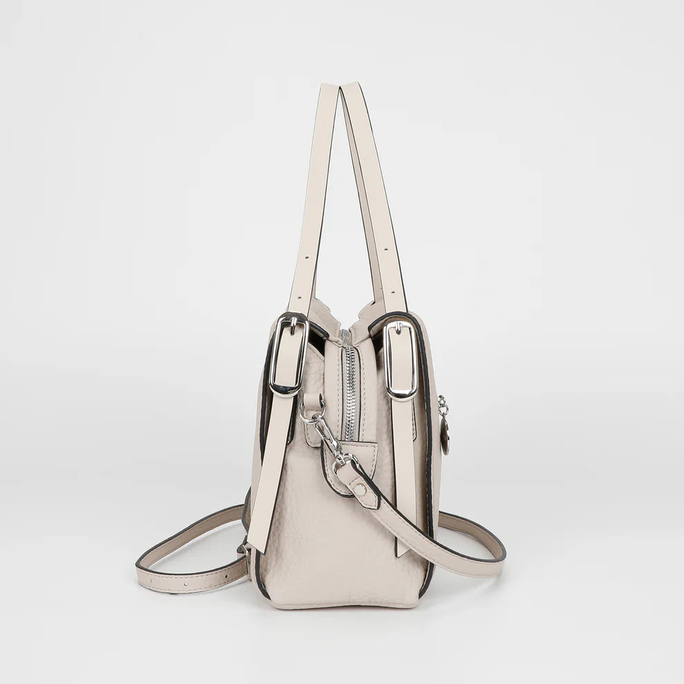 BORSA A MANO CON DOPPIO MANICO E CINTURINO MIMI-MUA