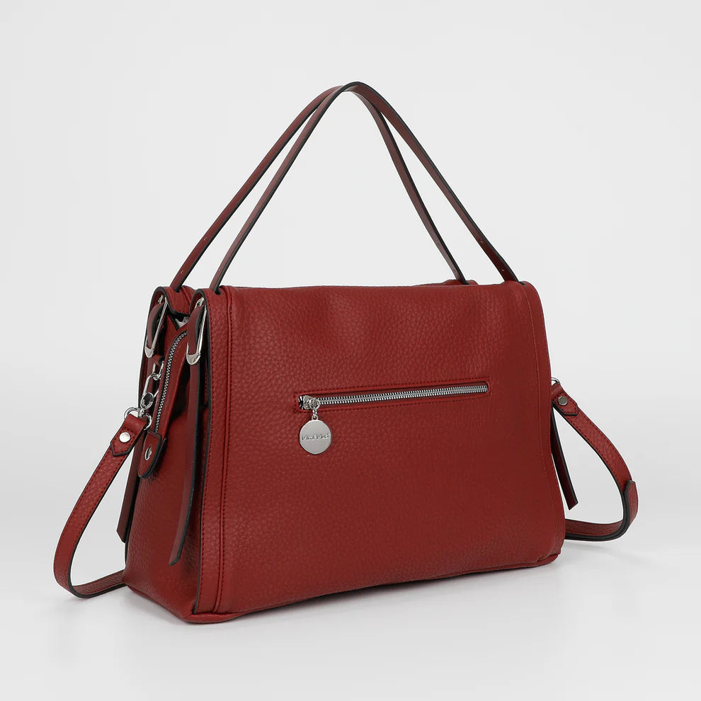 BORSA A SPALLA CON DOPPIO MANICO E CINTURINO MIMI-MUA