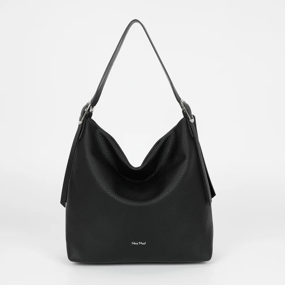 BORSA A SACCA CON DOPPIO MANICO E CINTURINO MIMI-MUA