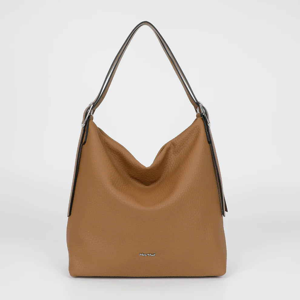 BORSA A SACCA CON DOPPIO MANICO E CINTURINO MIMI-MUA