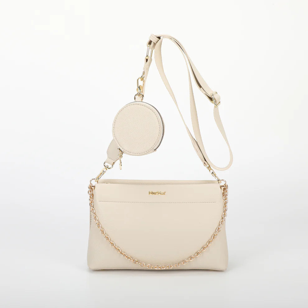 BORSA A TRACOLLA CON DETTAGLIO APPESO MIMI-MUA