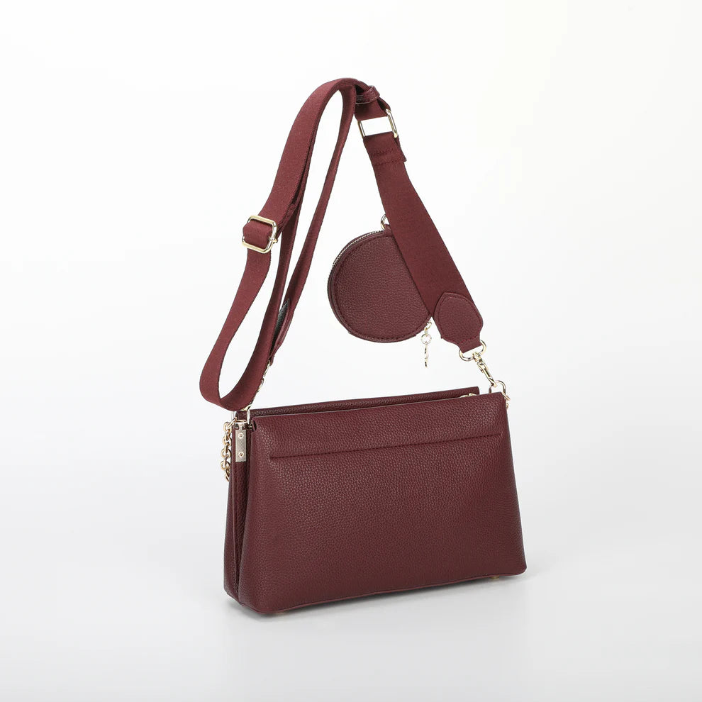 BORSA A TRACOLLA CON DETTAGLIO APPESO MIMI-MUA