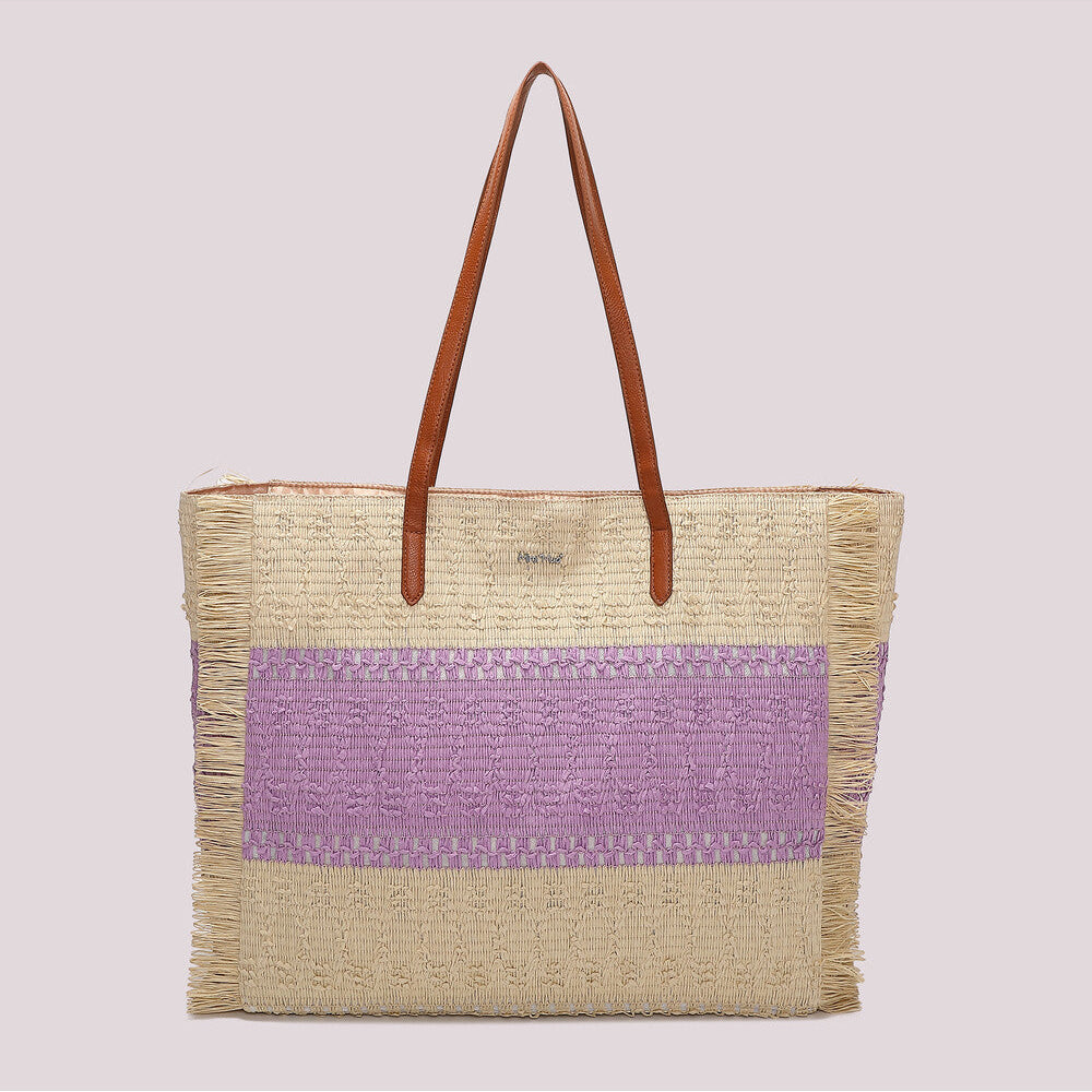 BORSA SHOPPER IN RAFFIA MIMI-MUA