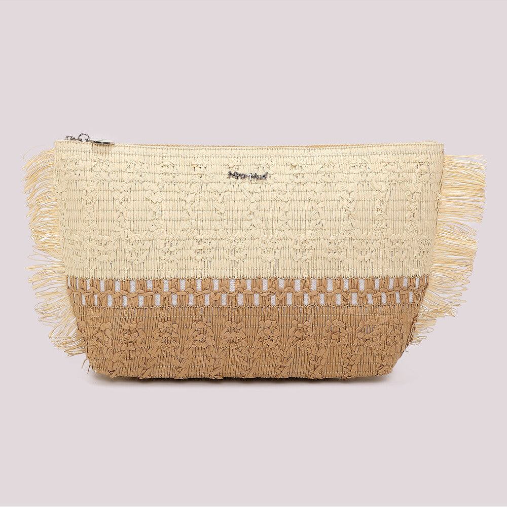 Pochette in raffia MIMI-MUA