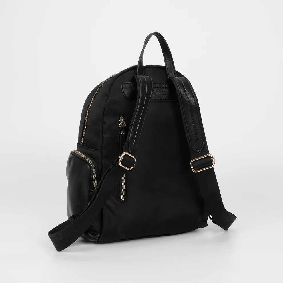 ZAINO IN NYLON CON DETTAGLI IN PU MIMI-MUA