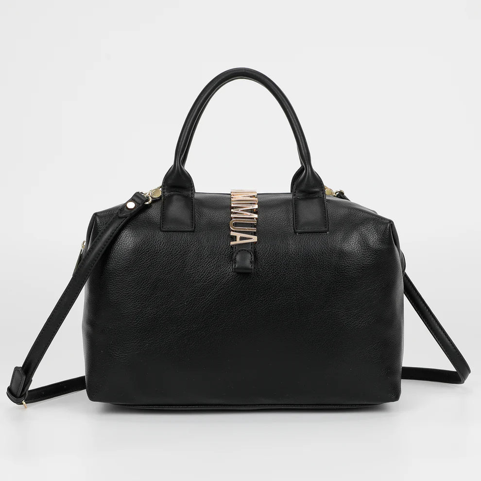 BORSA BAULETTO CON LETTERE MIMI-MUA