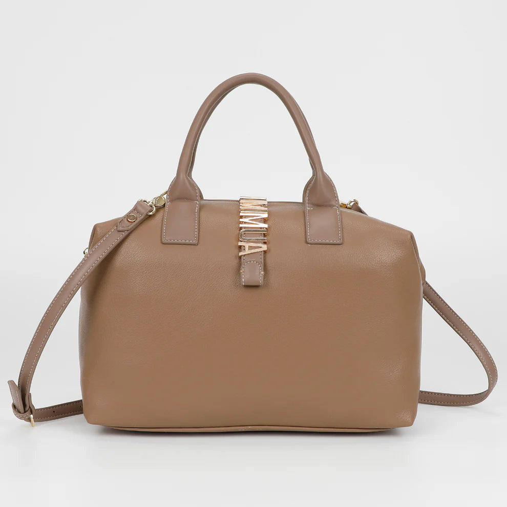 BORSA BAULETTO CON LETTERE MIMI-MUA