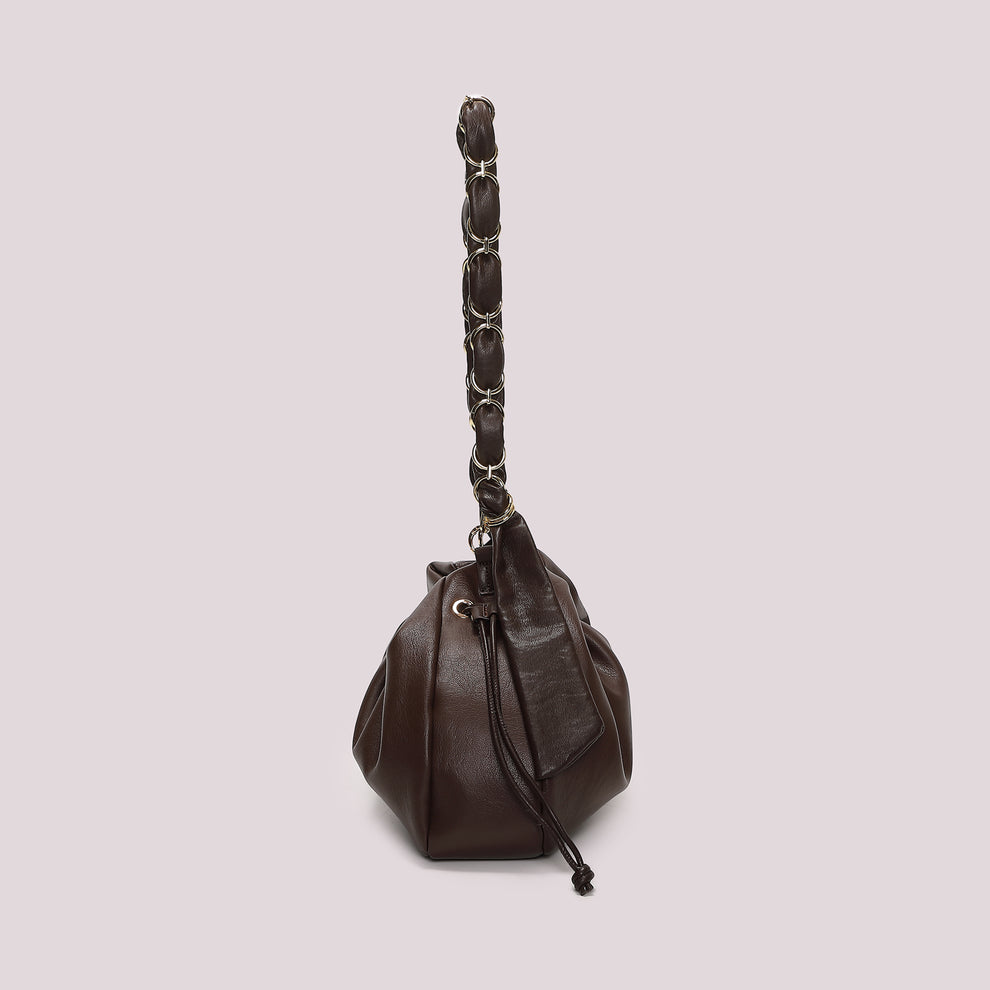 BORSA A SPALLA CON CATENA SUI MANICI MIMI-MUA