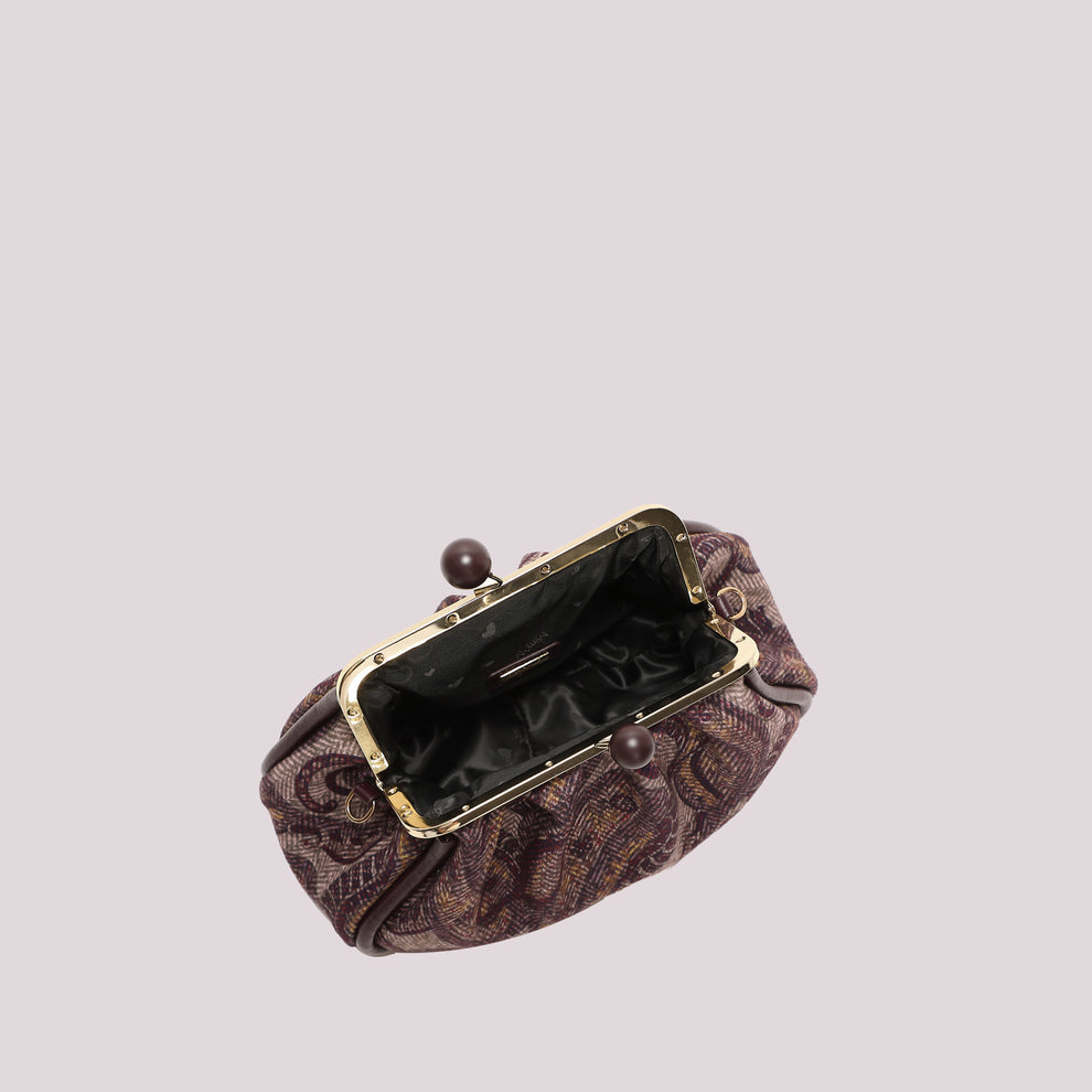 BORSA CLUTCH IN FANTASIA CON CHIUSURA A SFERE MIMI-MUA
