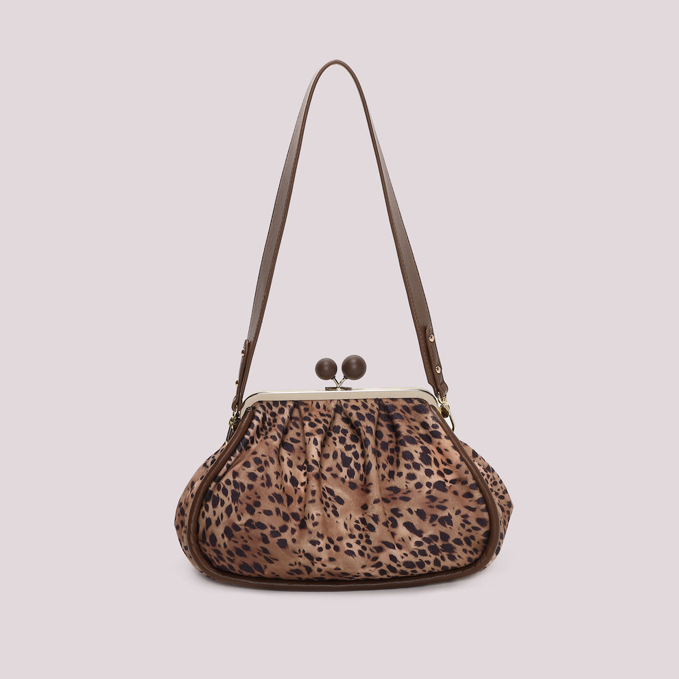 BORSA CLUTCH IN FANTASIA CON CHIUSURA A SFERE MIMI-MUA