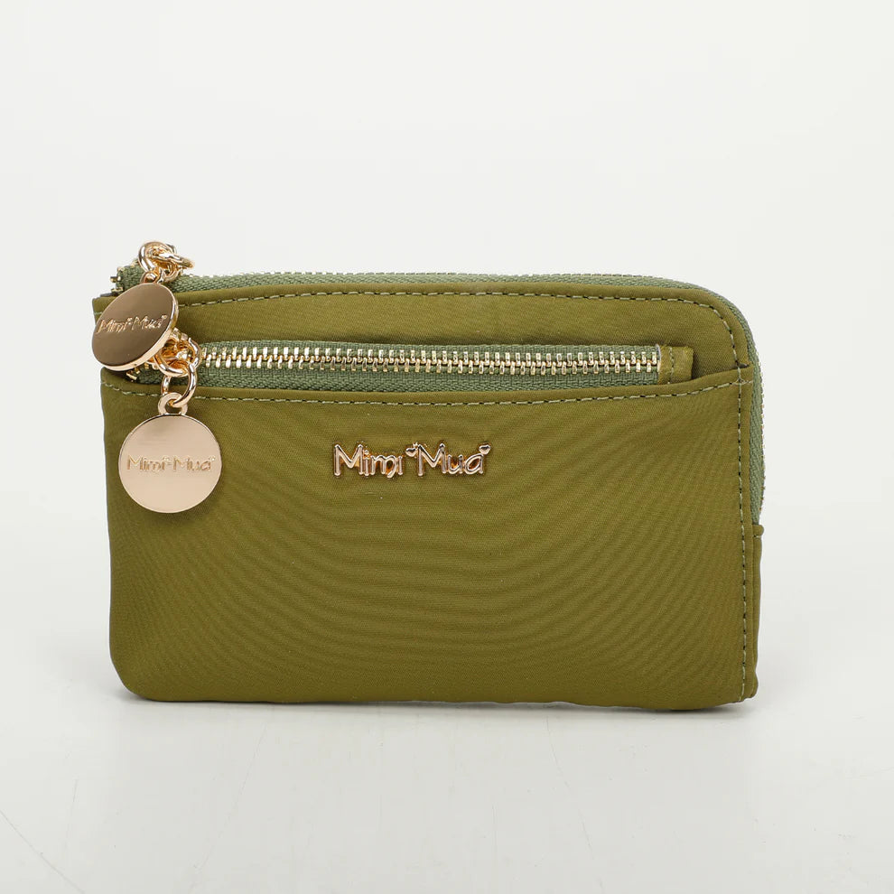 PORTAFOGLIO PICCOLO CON DETTAGLIO IN NYLON MIMI-MUA