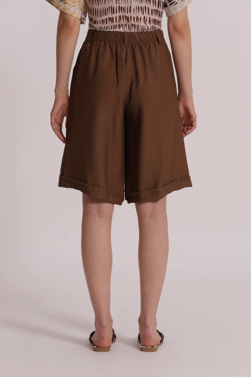 PANTALONE BERMUDA BASIC VISCOSA NYLON MIMI-MUA