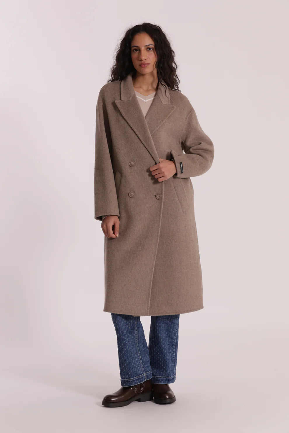 CAPPOTTO LUNGO DOPPIO PETTO MIMI-MUA