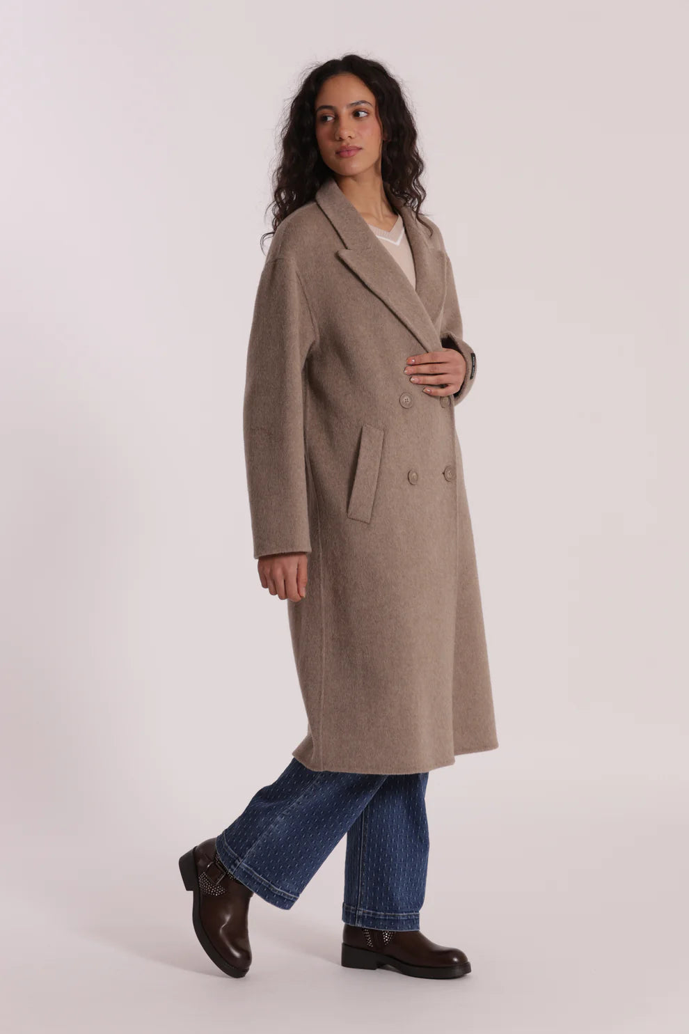 CAPPOTTO LUNGO DOPPIO PETTO MIMI-MUA