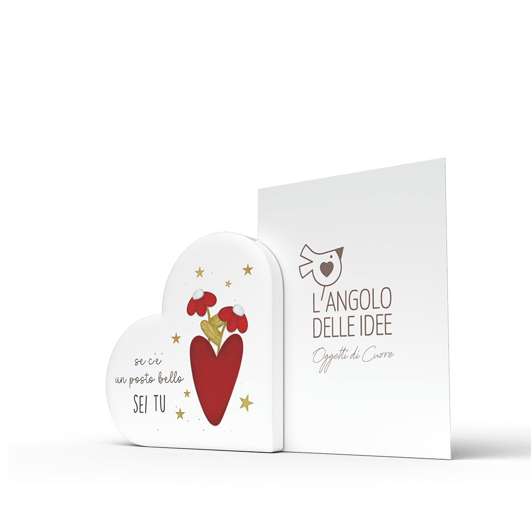 Portaricordi cuore- se c’è un posto bello