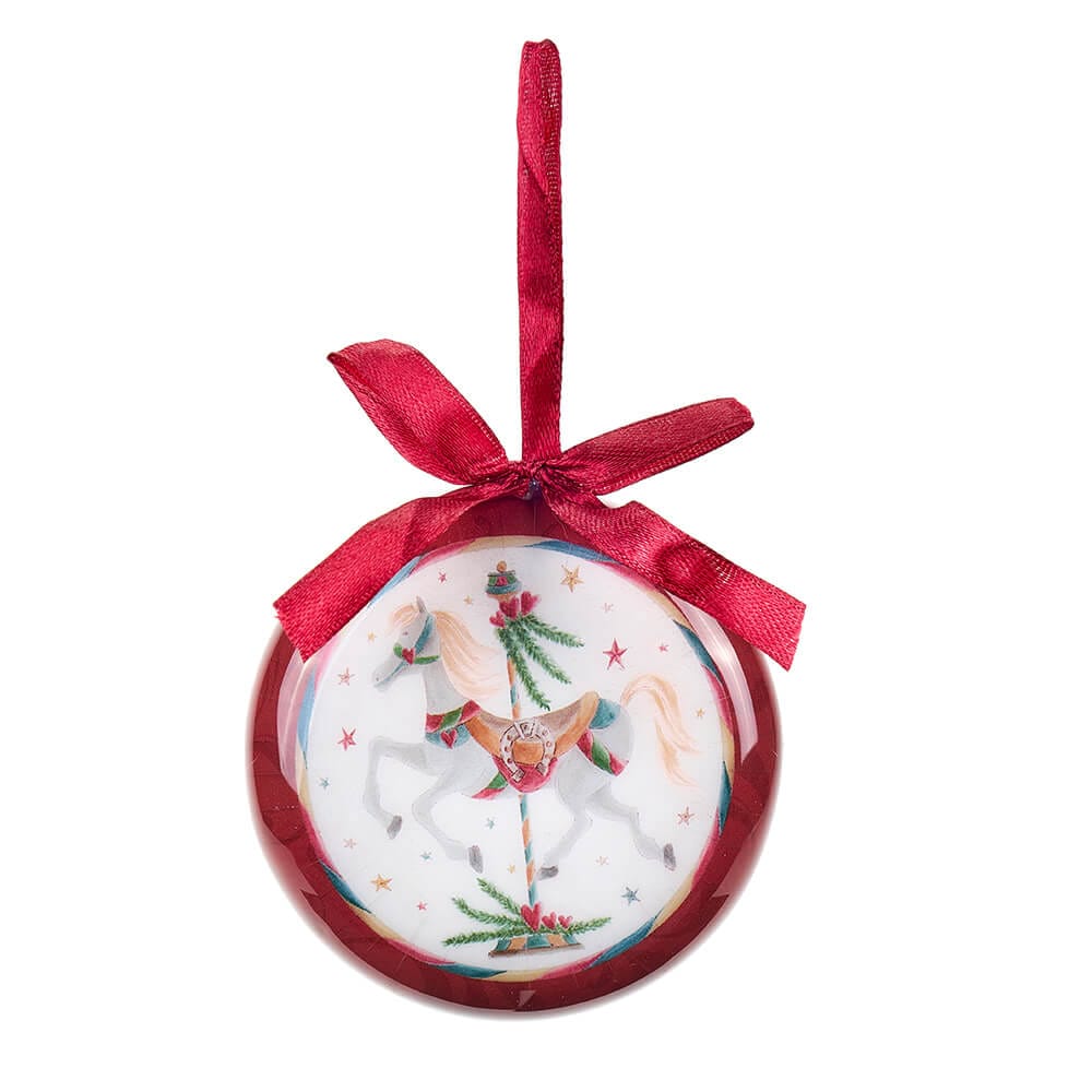 Set 4 pezzi medaglione di natale con scatola – La giostra di Amelie