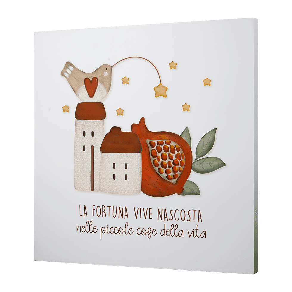 Quadro grande – La fortuna vive nascosta nelle piccole cose della vita