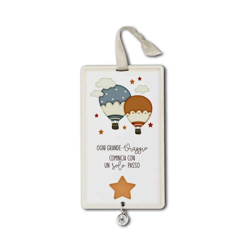 Quadro piccolo In Mongolfiera – Un solo passo