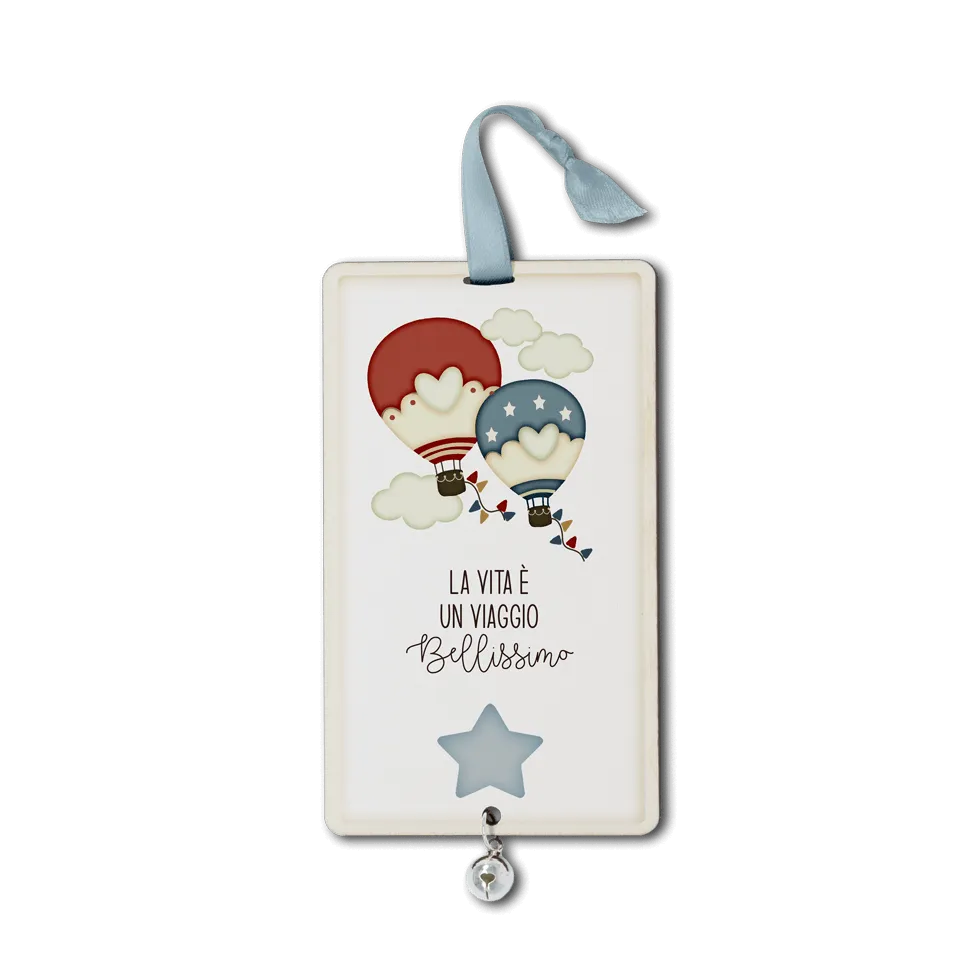 Quadro piccolo In Mongolfiera – Un viaggio bellissimo