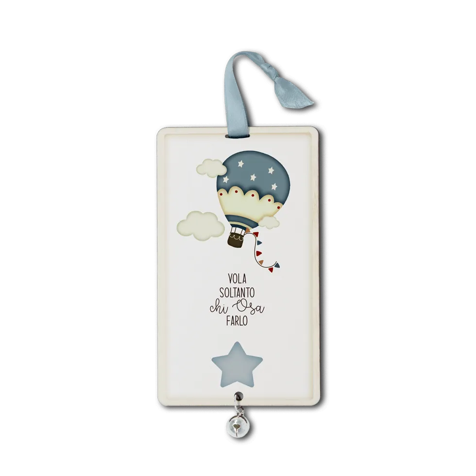 Quadro piccolo In Mongolfiera – Vola soltanto chi osa