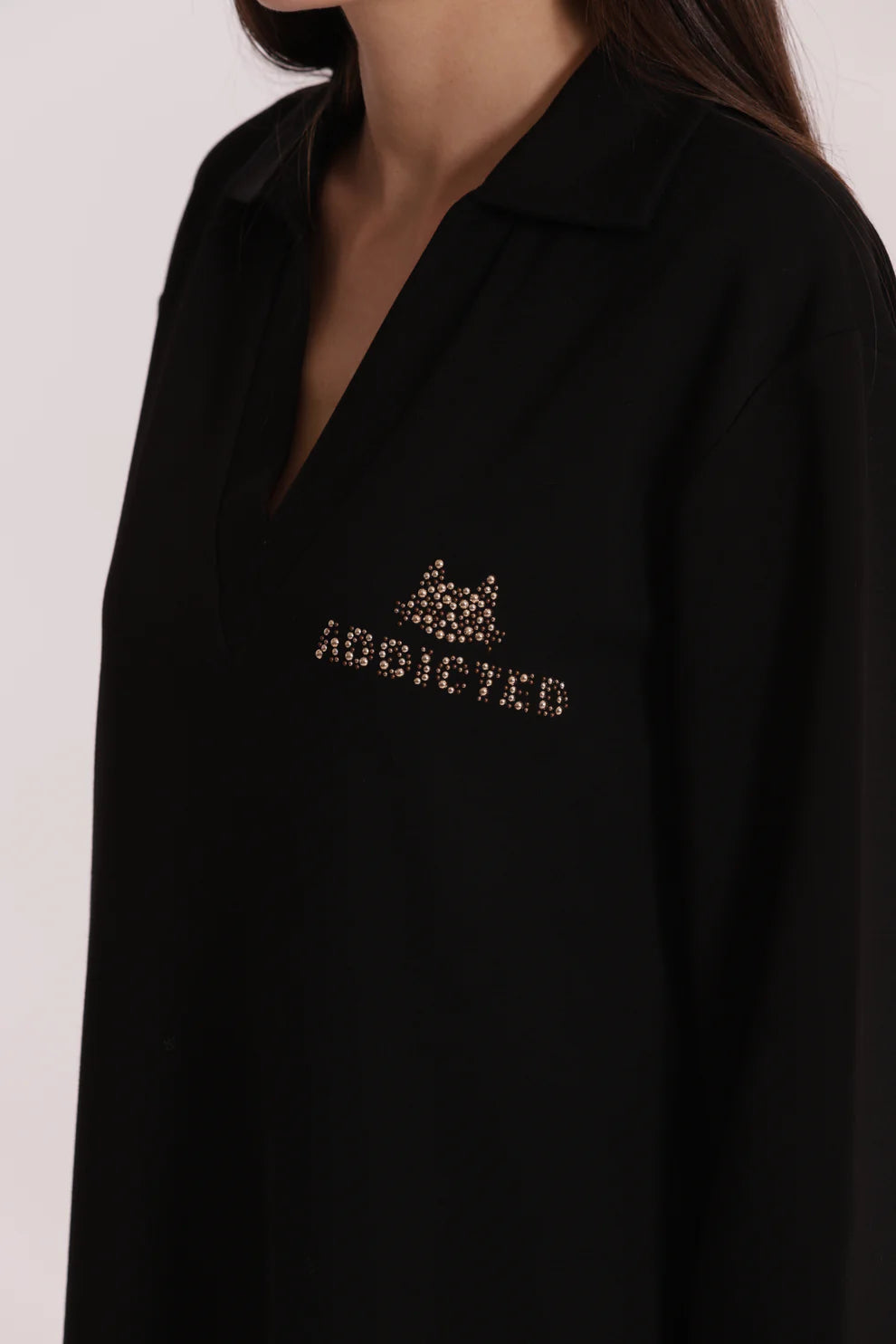 ABITO IN FELPA "MIMI-MUA ADDICTED"