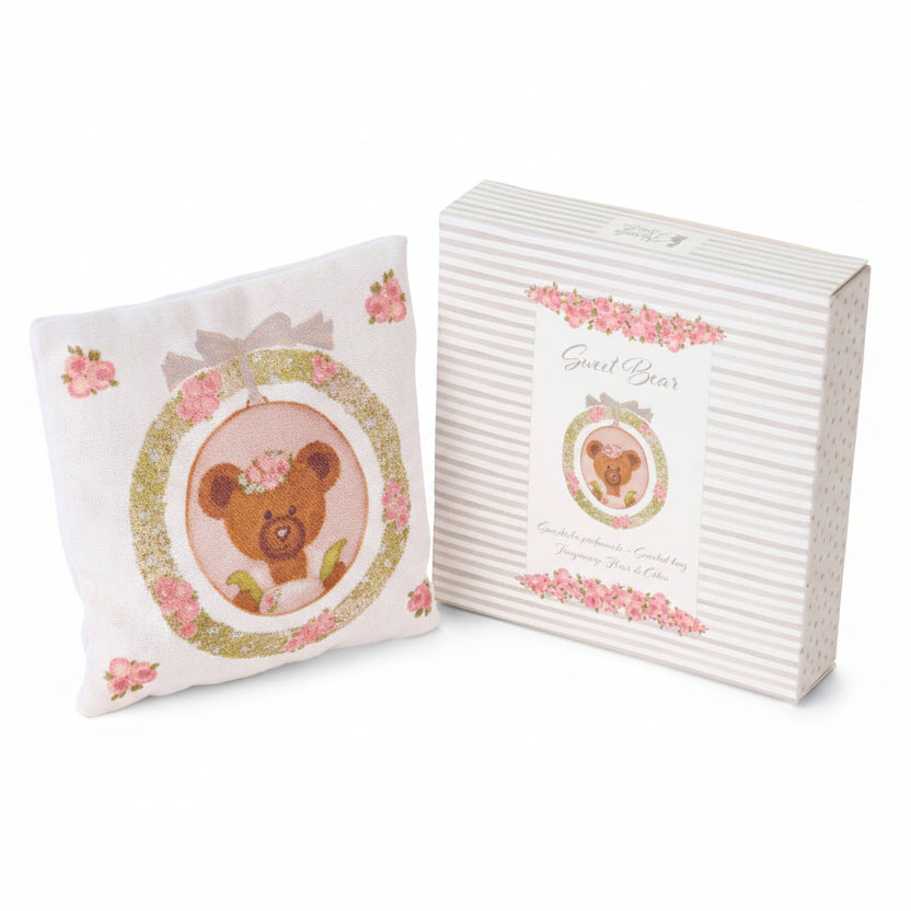 Sacchetto profumato con scatola Sweet Bear - Nuvole di Stoffa