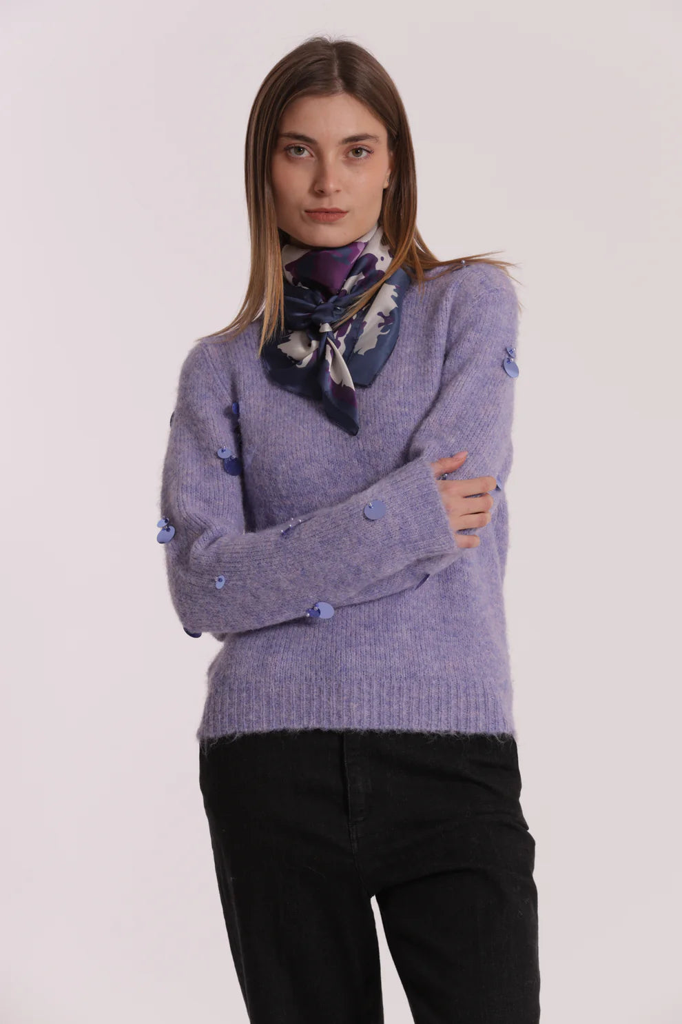 FOULARD MACCHIE IRREGOLARI (90X90 cm) MIMI-MUA