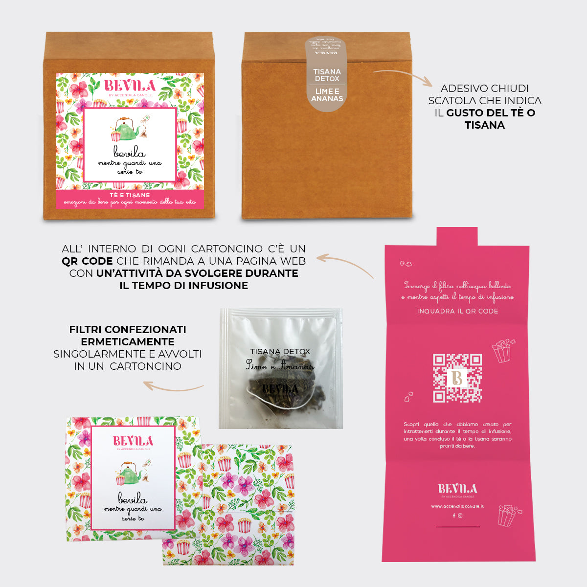 BEVILA SERIE TV LIME E ANANAS