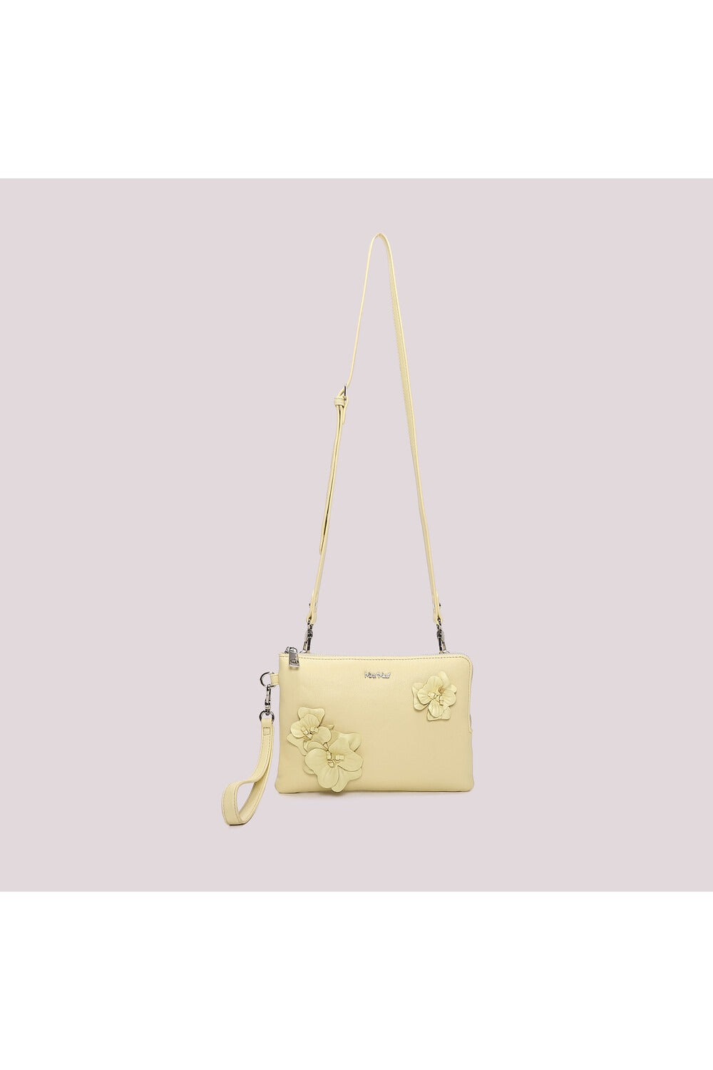 BORSA A BUSTA CON FIORI MIMI-MUA