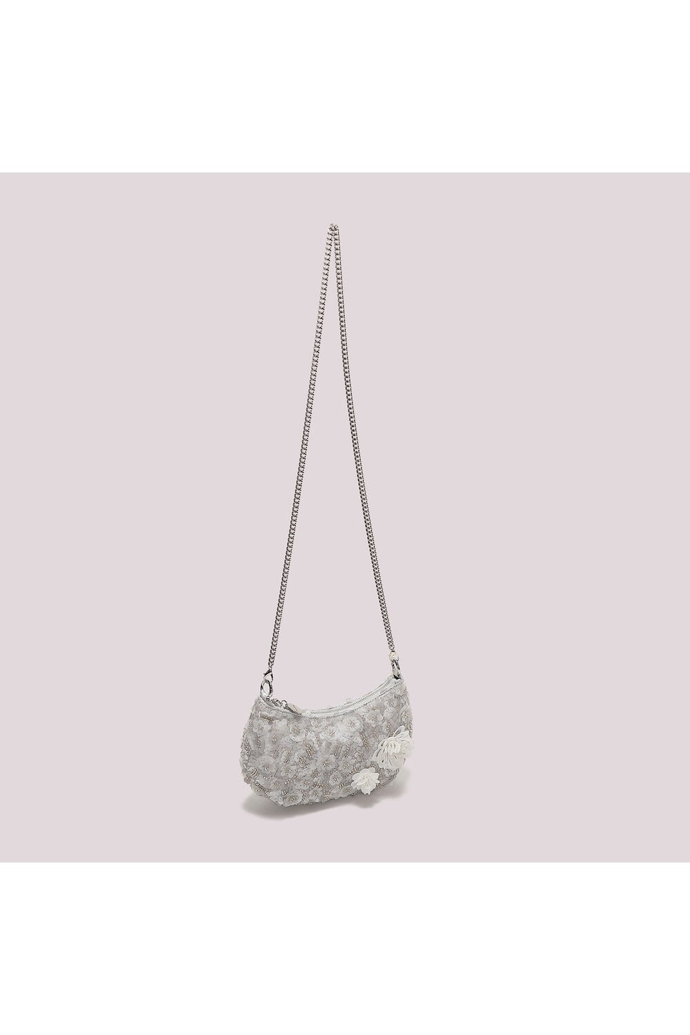 BORSA PAILLETTES CON FIORI Mimi-Mua