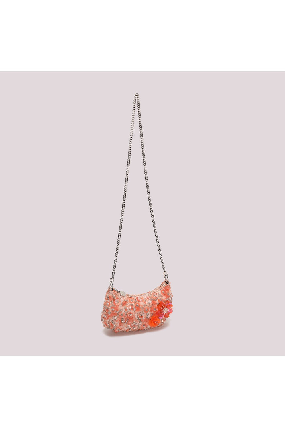 BORSA PAILLETTES CON FIORI Mimi-Mua