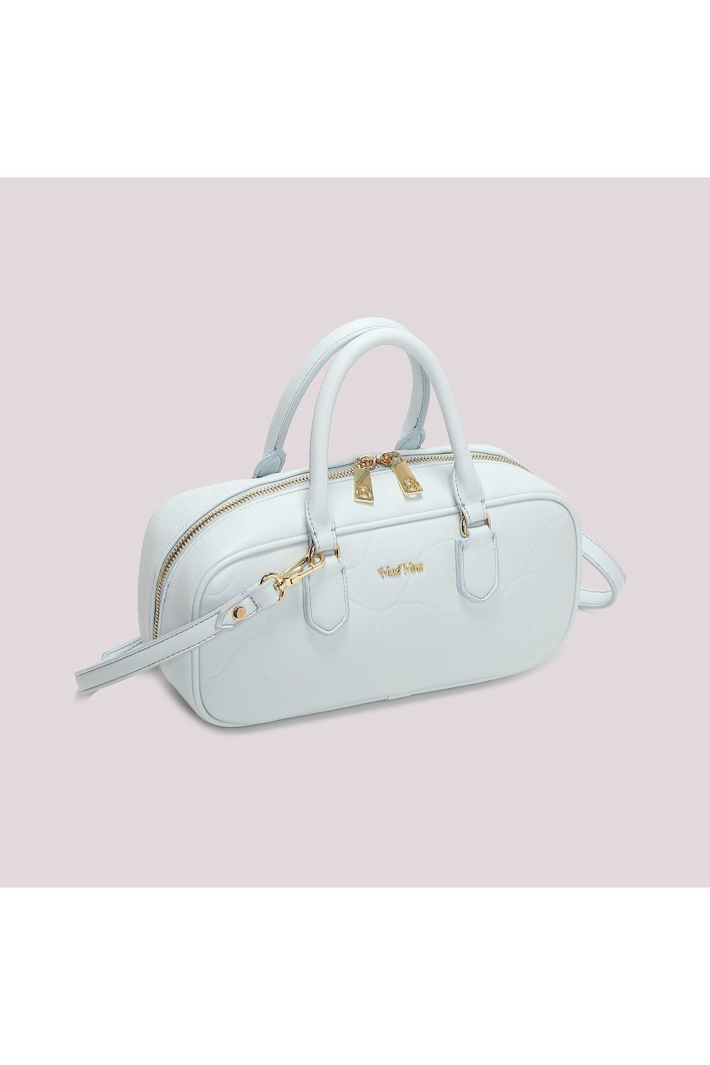 BORSA BAGUETTE CON MOTIVO AD ONDA MIMI-MUA