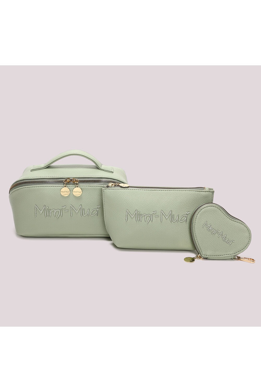 BEAUTY CASE SET DA 3 CON SCRITTA MIMÍ-MUÁ