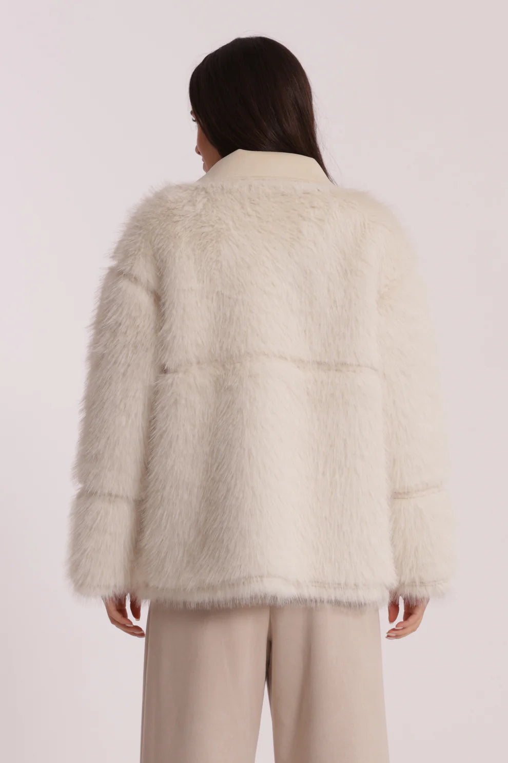 GIUBBOTTO REVERSIBILE EFFETTO MONTONE MIMI-MUA