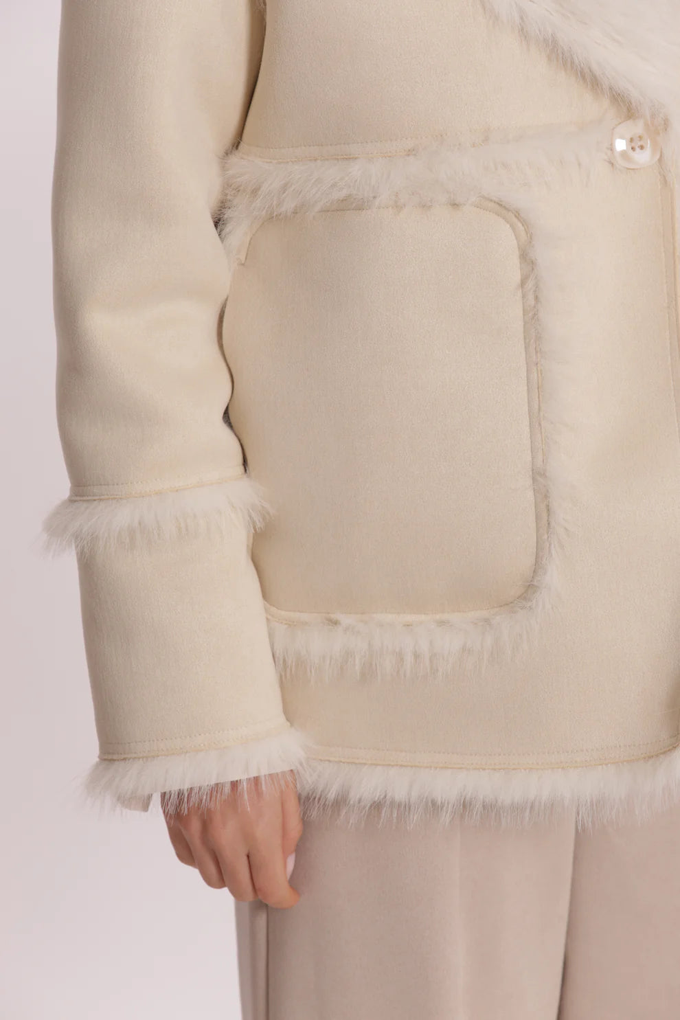 GIUBBOTTO REVERSIBILE EFFETTO MONTONE MIMI-MUA