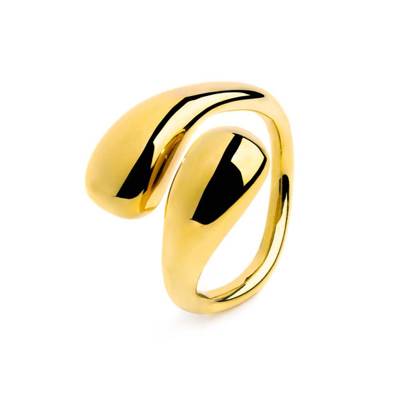 Anello doppia goccia bombato MARLU'