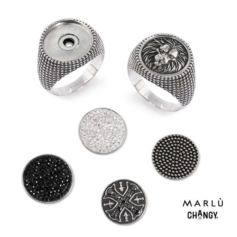 Anello tondo puntinato changy MARLU'