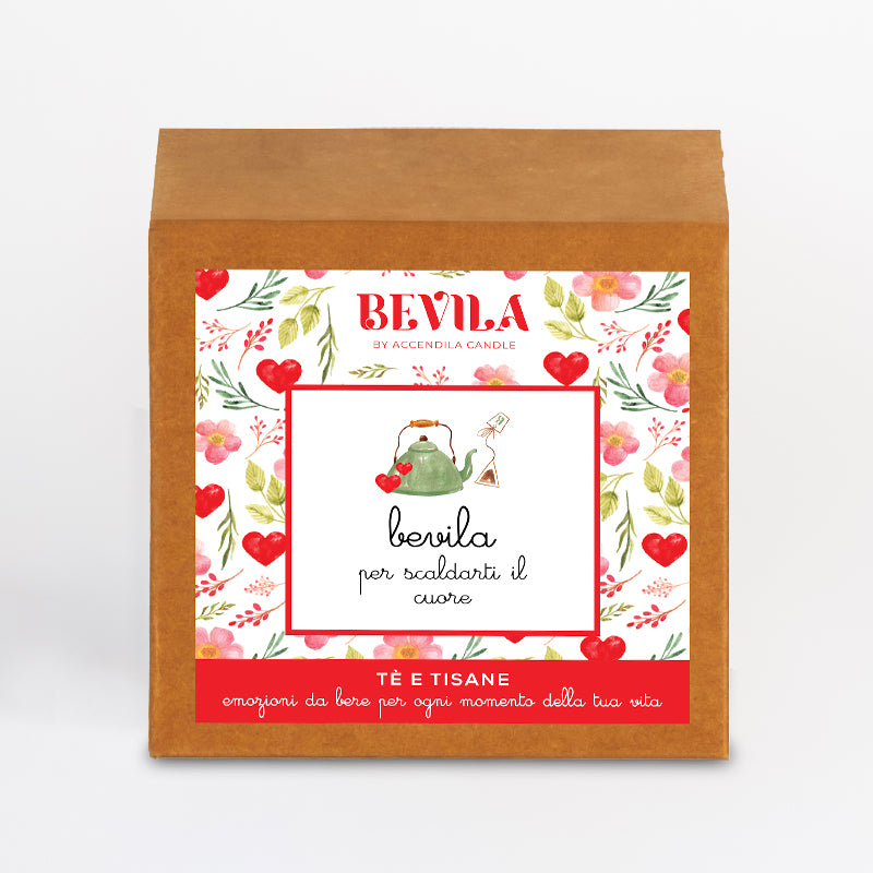 BEVILA CUORE Tè VERDE MELA, ARANCIA E CANNELLA