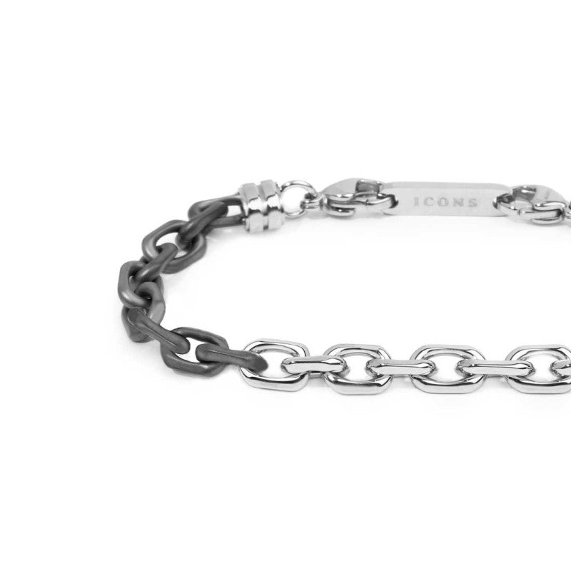 Bracciale catena ovale sfaccettata MARLU'