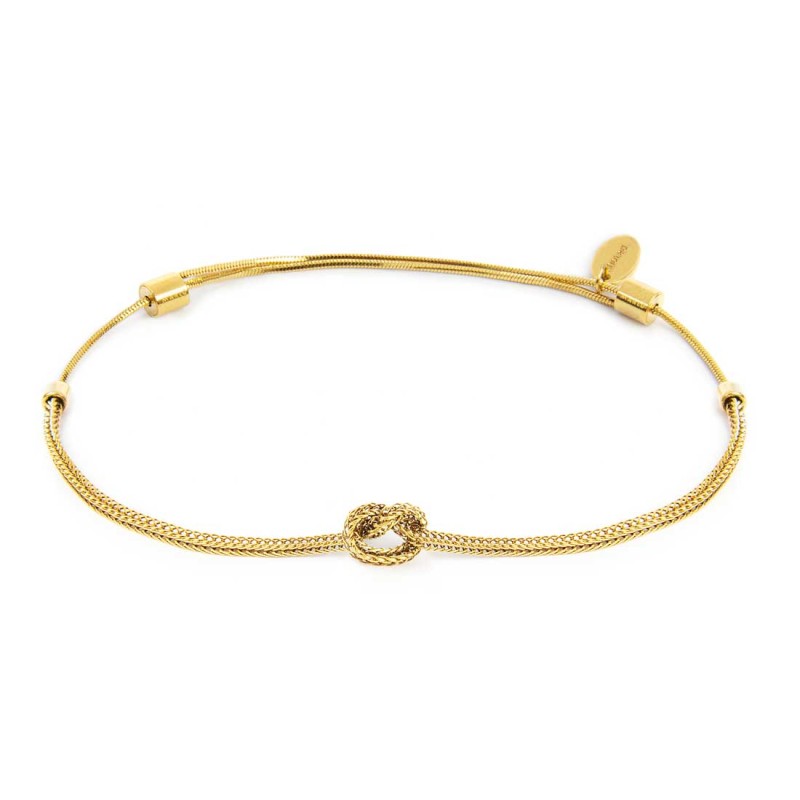 Bracciale con nodo catena foxtail Marlù