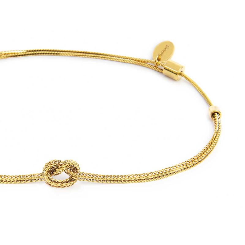 Bracciale con nodo catena foxtail Marlù