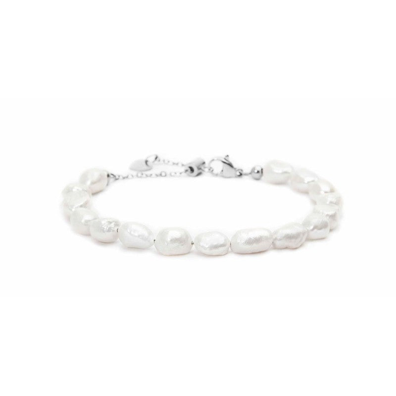 Bracciale con perle di fiume masticate Marlù