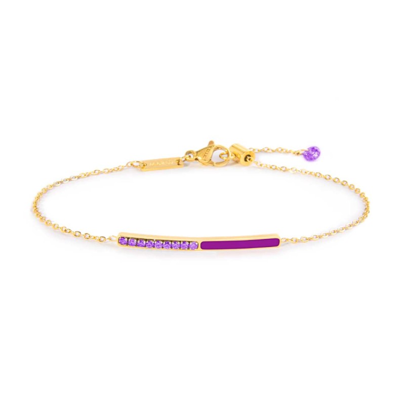 Bracciale con zirconi e smalto MARLU'