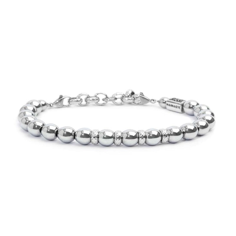 Bracciale sfere ematite Marlù
